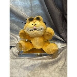 Vintage Garfield Attack Cat Plush Suction Cups for‎ Car Window 1978, 1981 Dakin